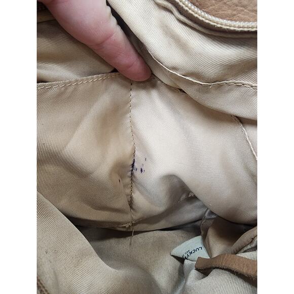 Lucky Brand Tan Leather Crossbody Purse - Picture 12 of 12